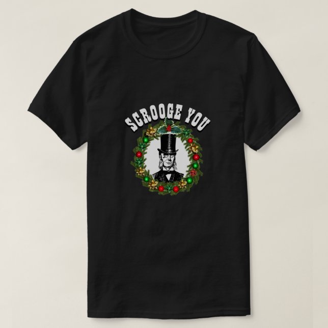 Camiseta Engraçado Noveldade da Moda de Natal TU T-Shir (Frente do Design)