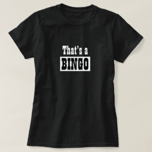 Camiseta Engraçado Novelty Fashion de Natal Que É Um BINGO