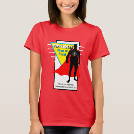 Camiseta Engraçado Novelty Graphic SUPPERMAN MAN DE REFEIÇÃ