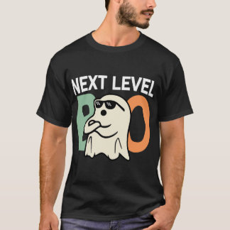 Camiseta Engraçado Novo nível, bu Engraçado, Boo Ghost Corr