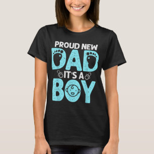Camiseta Engraçado Novo papai Orgulhoso Presente para os Ho
