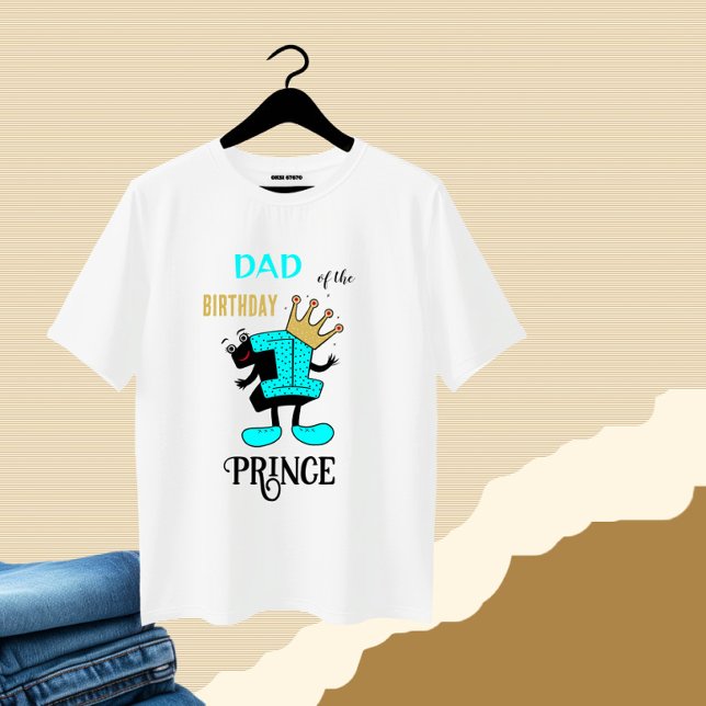Camiseta Engraçado número um com coroa (Criador carregado)