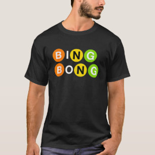 Camiseta Engraçado NYC Subway Bing Bong Rally T Shirt