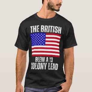 Camiseta Engraçado, O Britânico Explodiu Um Líder Colonial 
