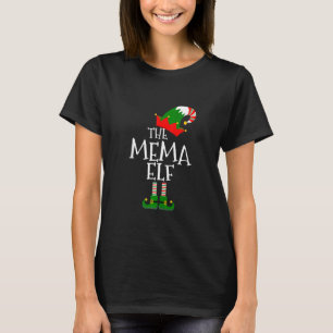 Camiseta Engraçado O Natal Do Grupo Familiar Mema Elf Corre
