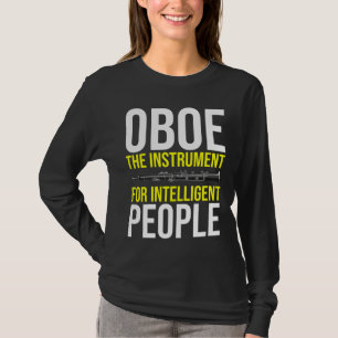 Camiseta Engraçado Oboe Player Inteligente Humor Musical