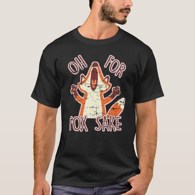 Camiseta Engraçado oh para o clássico da causa do Fox (Frente)