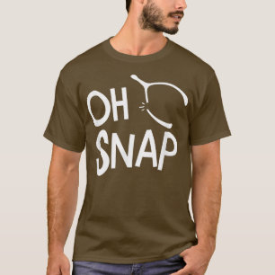 Camiseta Engraçado Oh Snap Ação de Graças à Turquia Bonita 