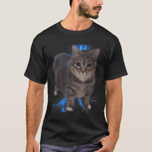 Camiseta Engraçado Oiia Oiia Girando Gato Memória Cat Brain