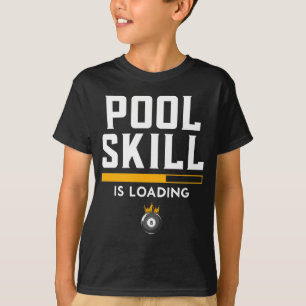 Camiseta Engraçado Oito Cotação Esportiva Piscina Billia