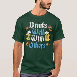 Camiseta Engraçado Oktoberfest Shirt Bebe Bem Com Outros Gi