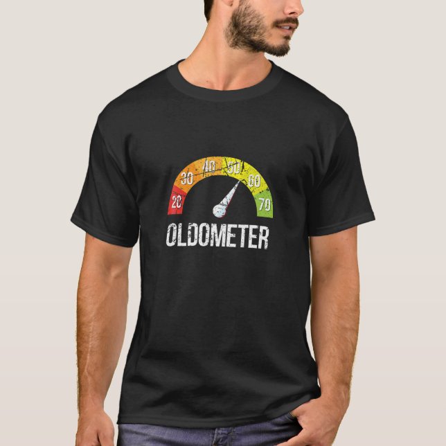 Camiseta Engraçado Oldometer para o 60º aniversário do Gag  (Frente)