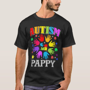 Camiseta Engraçado Orgulho Autismo Pappy Autismo Conhecimen