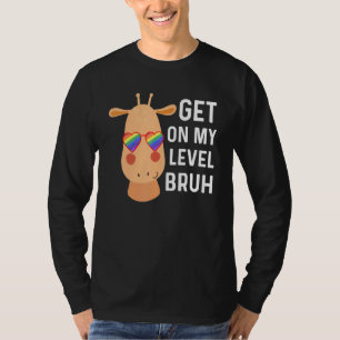 Camiseta Engraçado Orgulho gay Adolescente Lgbt Giraffe Ent
