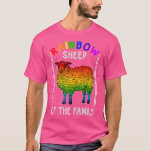 Camiseta Engraçado Orgulho gay, Citando A Ovelha Arco-Íris