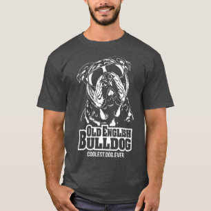 Camiseta Engraçado Orgulhoso Velho Cachorro Inglês mais leg