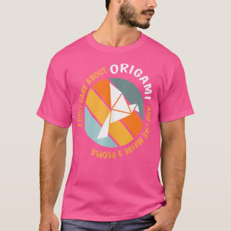 Camiseta Engraçado Origami Amantes - Eu Só Me Preocupo Com