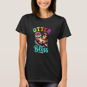 Camiseta Engraçado, Otter Bliss, Bichinho Tropical Para Cri