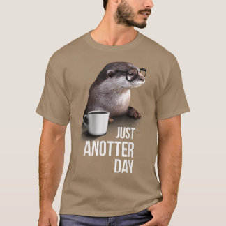 Camiseta Engraçado Otter Só Mais Um Dia para Amante Mais Lo