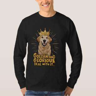 Camiseta engraçado ouro sarcástico que diz humoro