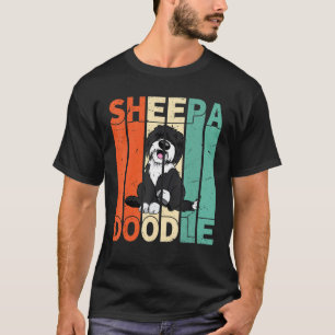 Camiseta Engraçado Ovino Negra