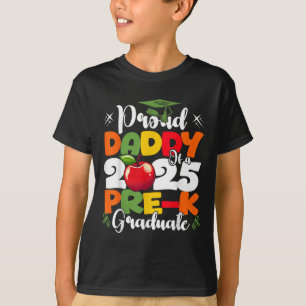 Camiseta Engraçado Pai De Um Cl De Formando Pré-K De 2025
