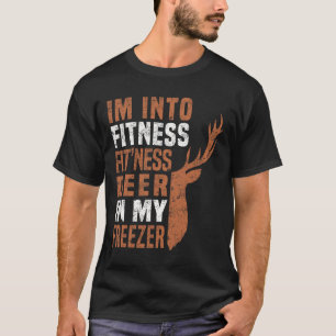 Camiseta Engraçado Pai Hunter Estou na Malhação Deer Freeze