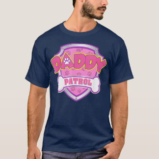 Camiseta Engraçado Pai Patrulha Cachorro Mãe Pai Para Homen