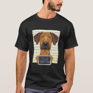 Camiseta Engraçado Pai Ridgeback Ridgeback Rhodesian Ridgeb