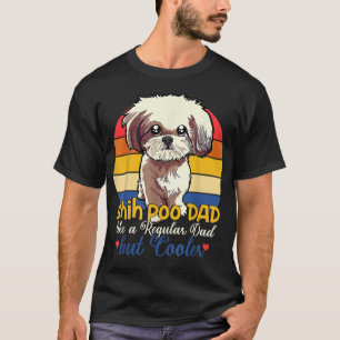 Camiseta Engraçado Pai Shu Poo Como Um Pai Regular Mas Mais