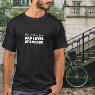 Camiseta Engraçado Pai - Slogan Irônico para o Primeiro Dia