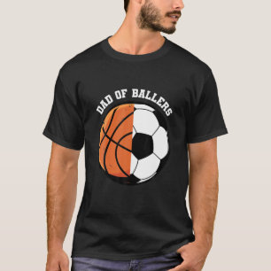 Camiseta Engraçado Pai T De Balas, Futebol Bas