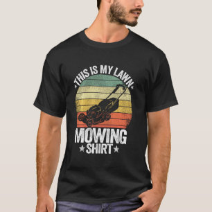 Camiseta Engraçado Paisagismo Com Grama De Cuidados De Leão