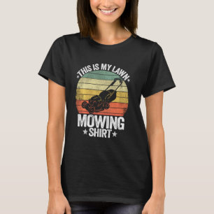 Camiseta Engraçado Paisagismo Com Grama De Cuidados De Leão