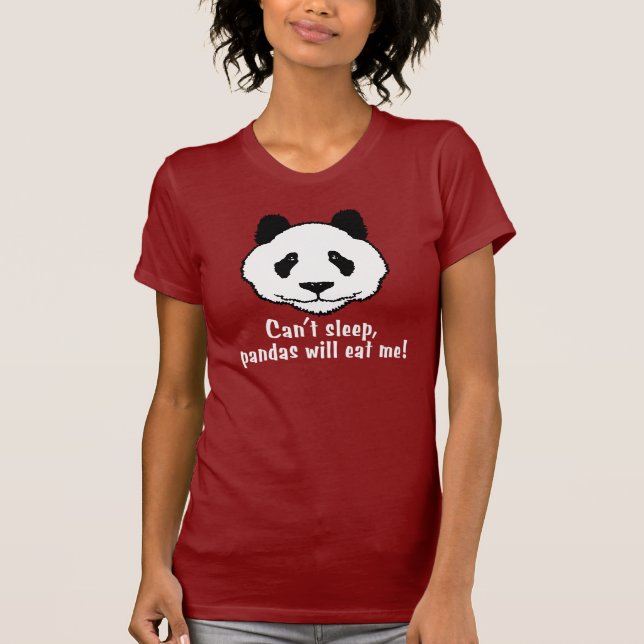 Camiseta Engraçado Panda (Frente)