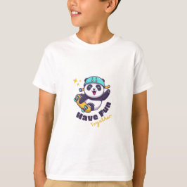 Camiseta Engraçado Panda Bonito Para Animais De Sobrevivênc