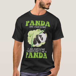 Camiseta Engraçado, Panda diz que sou uma criança do Dia da