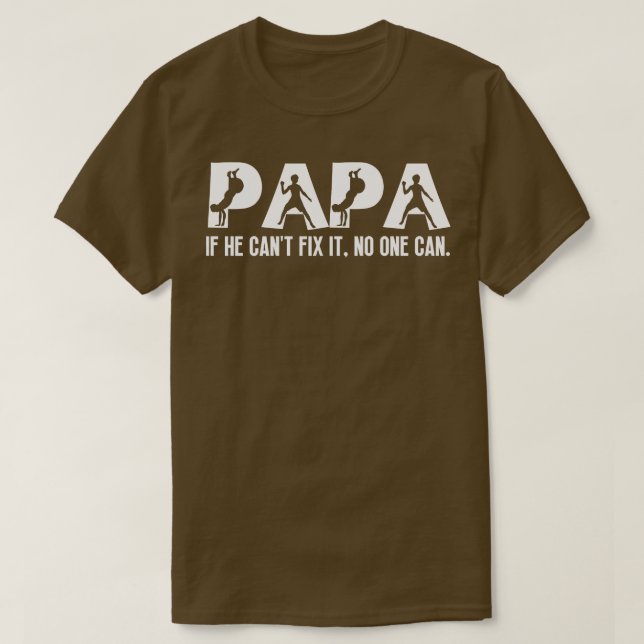 Camiseta Engraçado Papá Birthday 10 (Frente do Design)