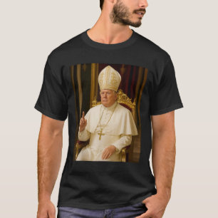 Camiseta Engraçado Papa Trump Tee Meme Engraçado