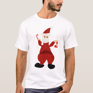 Camiseta Engraçado Papai Noel