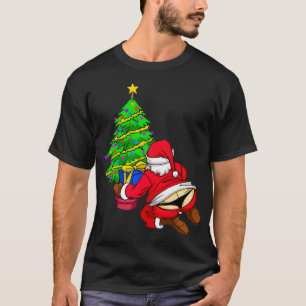 Camiseta Engraçado Papai Noel No Thong Natal, Presente Para