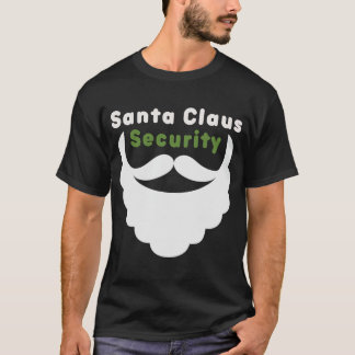 Camiseta Engraçado Papai Noel Segurança Fúria Fúria Vestido