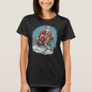 Camiseta Engraçado Papai Noel traz o Natal no D