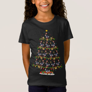 Camiseta Engraçado Papais noeis de Iluminação Ostrich Bird