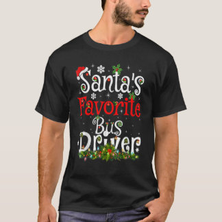 Camiseta Engraçado Papais noeis De Iluminação Xmas Favorito