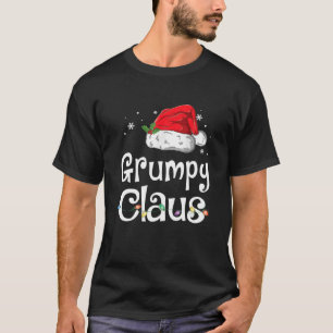 Camiseta Engraçado Papais noeis de pijama de Natal do Claus