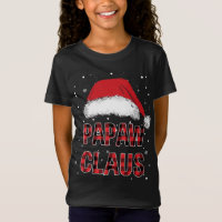 Engraçado Papaw Claus Red Xadrez Família Natal Pjs