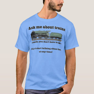 Camiseta Engraçado para fãs de trem