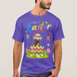 Camiseta Engraçado Páscoa German shepherd do Ovo Feliz E