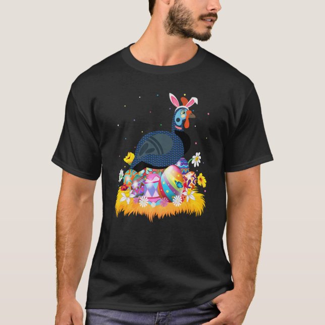 Camiseta Engraçado Páscoa, Ovo, Guiné Fogueira, Páscoa de p (Frente)